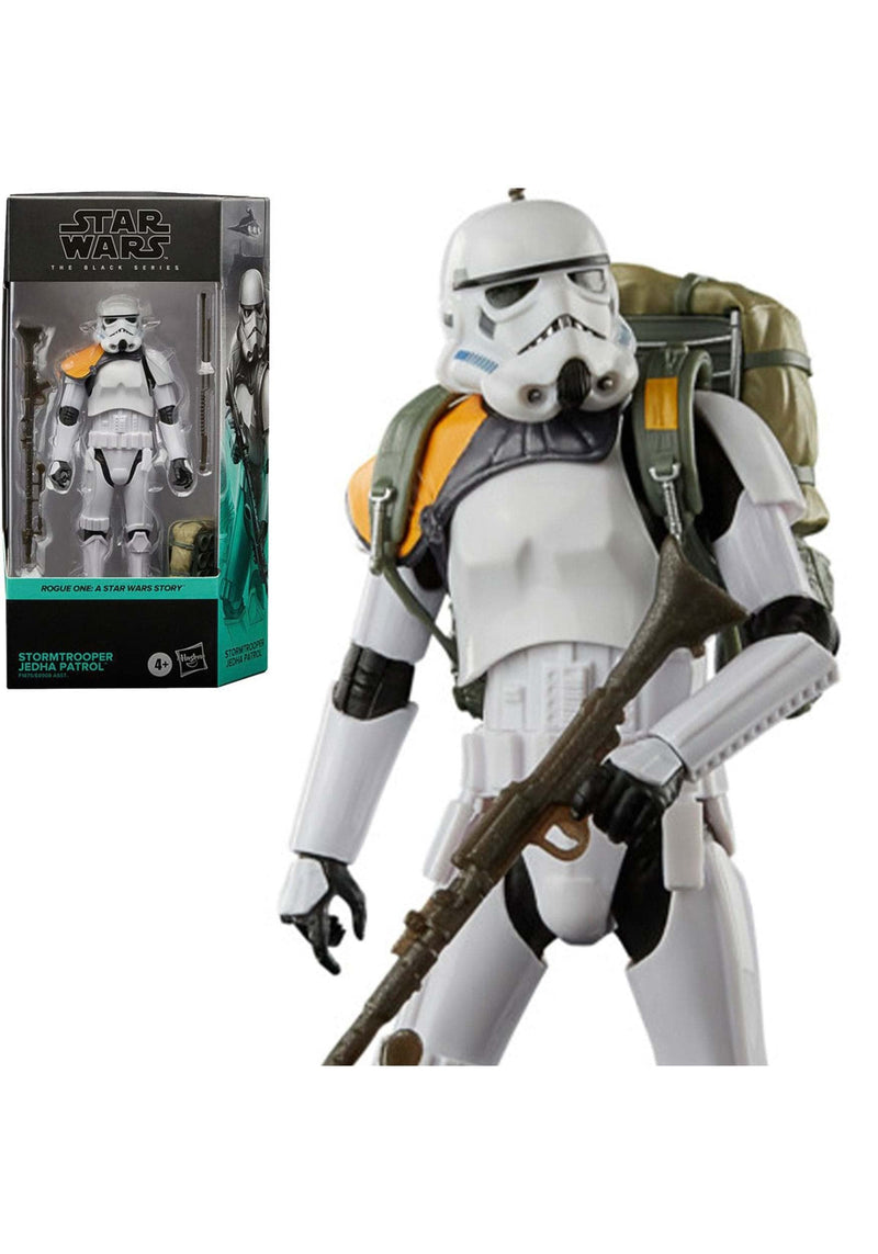 Star Wars Hasbro Wars The Black Series Stormtrooper Jedha Patrol Toy 15-cm-Scale Rogue One: A Hasbro Wars Story Figure, Ages 4 and Up F1875 Multicolor