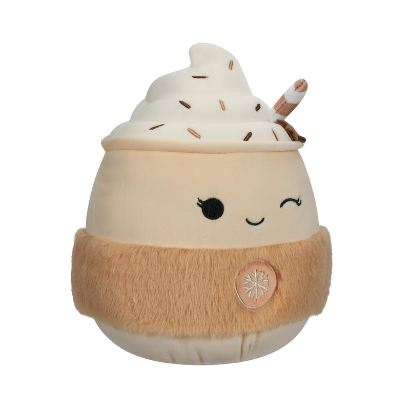 Squishmallows Original 7.5-Inch Eggnog with Whipped Cream Small-Sized Ultrasoft Plush