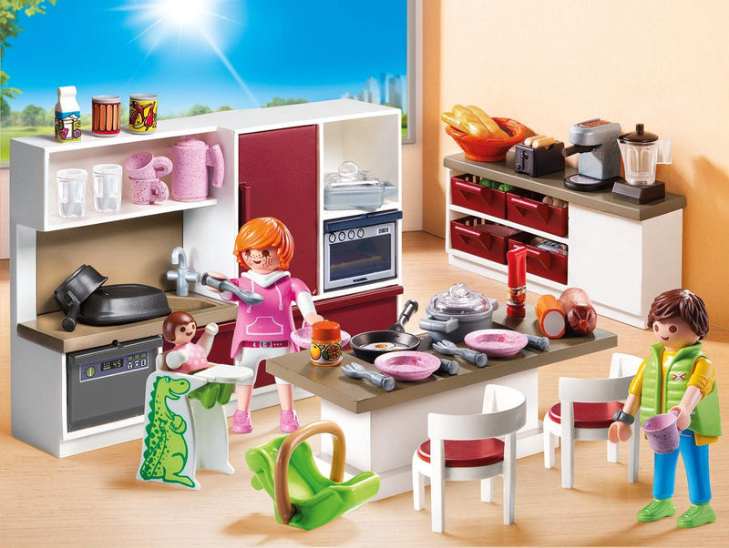 Playmobil 9269 City Life Kitchen, Fun Imaginative Role-Play, PlaySets Suitable for Children Ages 4+
