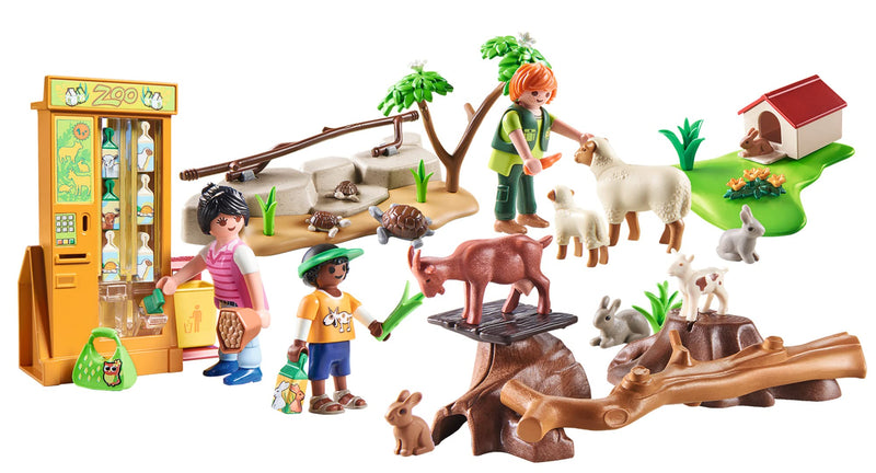 Playmobil 71191 Family Fun Petting Zoo, Playset with Animals, Fun Imaginative Role-Play, Playset Suitable for Children Ages 4+