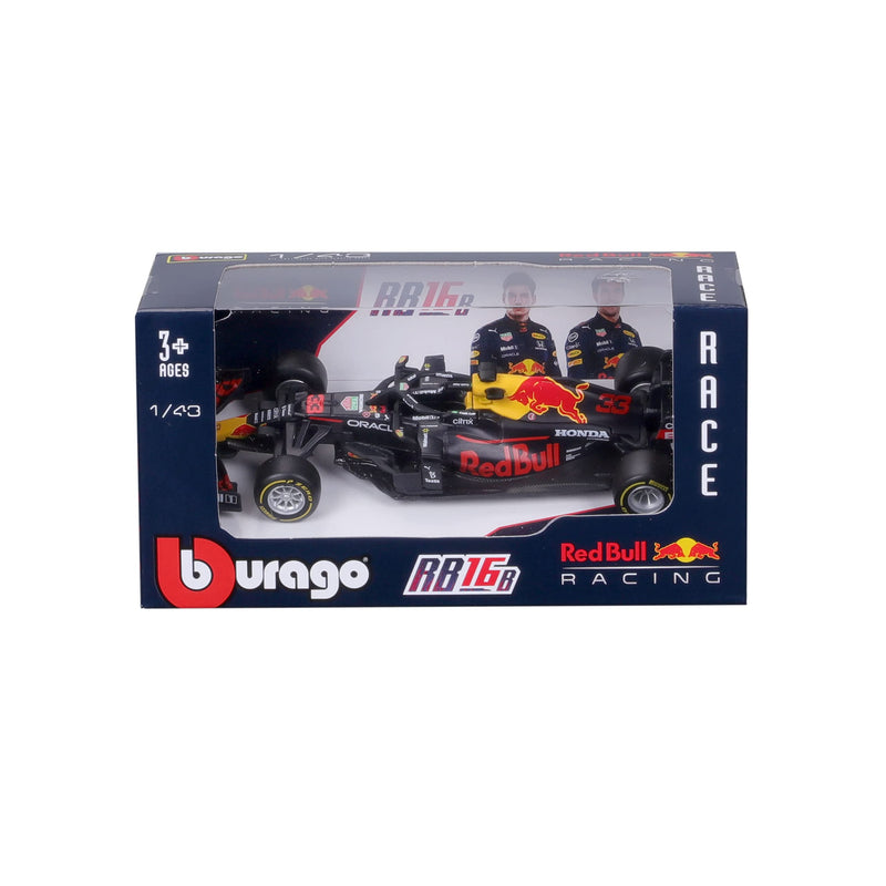 Bburago B18-38055V 1:43 F1 Aston Martin RED Bull Racing RB16B Verstappen, Assorted Colours