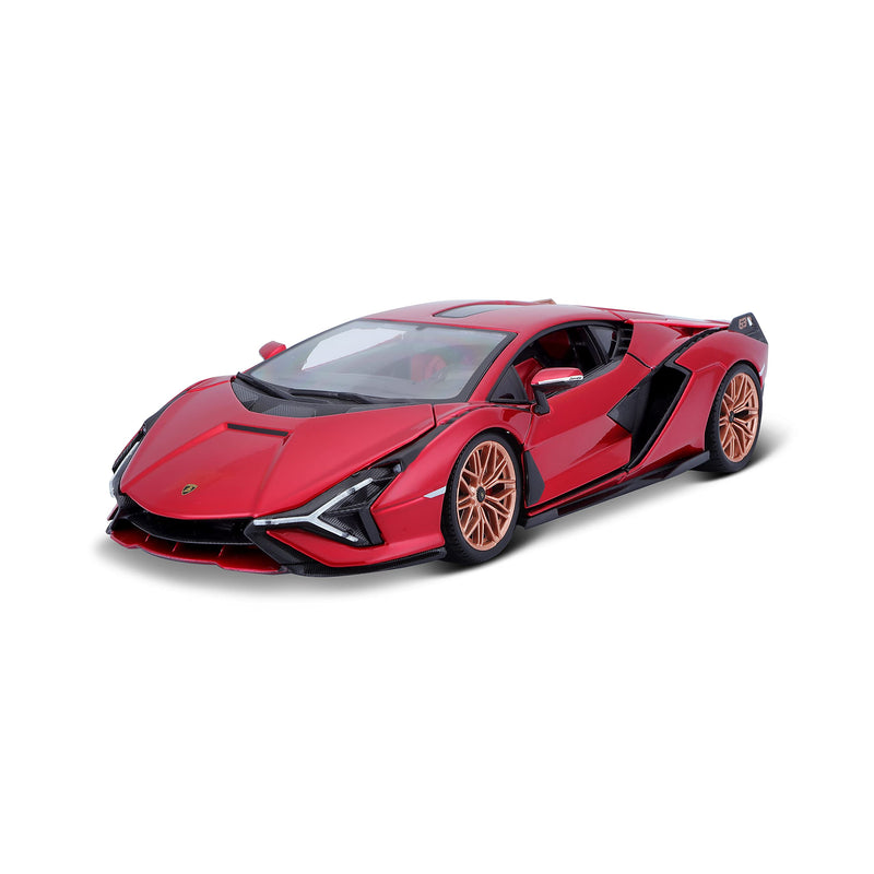 Bburago B18-11046R Lamborghini SIAN 1:18 Scale Die-Cast Collectible Car, Assorted Colours