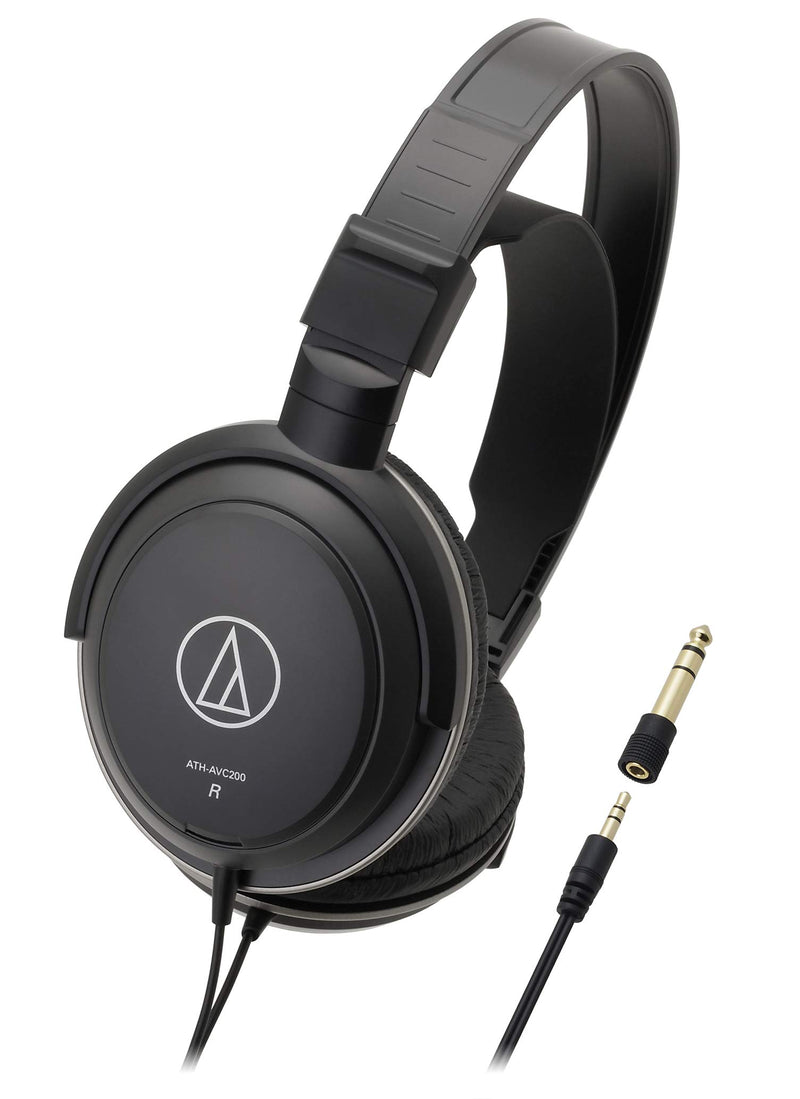 Audio-Technica ATH-AVC200 SonicPro Over-Ear Headphones - Closed Back (Black)