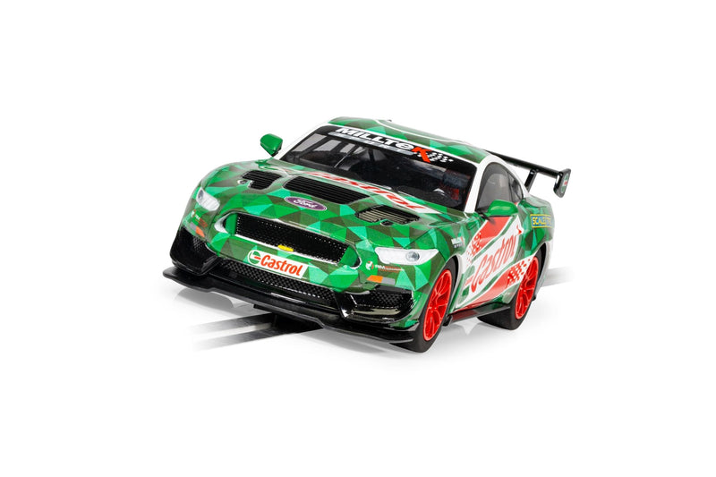 Scalextric C4327 Ford Mustang GT4 - Castrol Drift Car Cars - World Sport Champ / Endurance