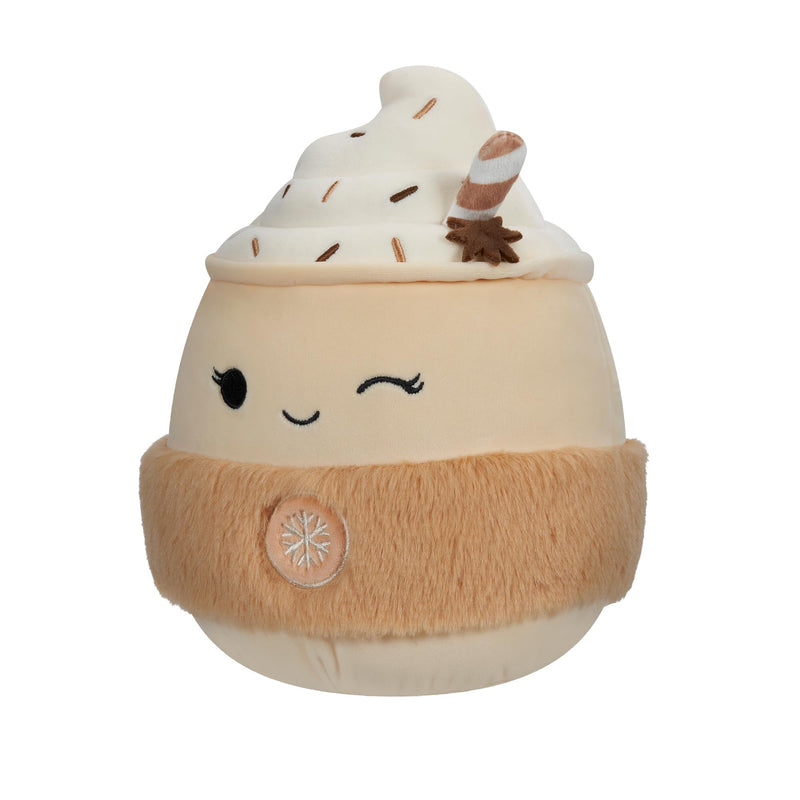 Squishmallows Original 7.5-Inch Eggnog with Whipped Cream Small-Sized Ultrasoft Plush