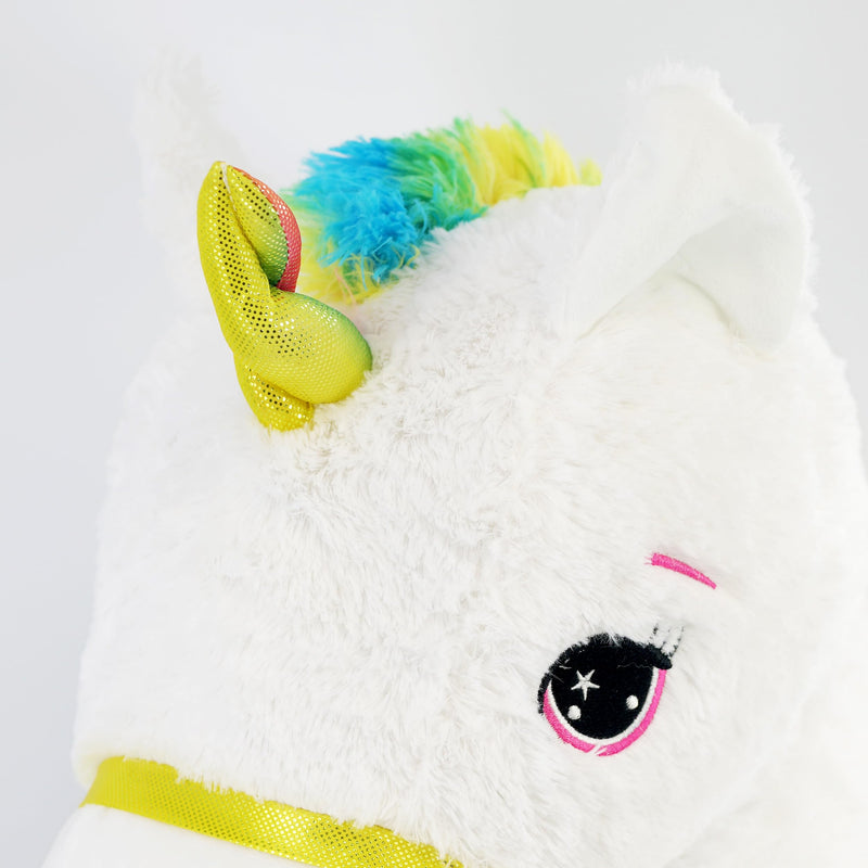 Giant Large Unicorn Stuffed Plush Super Soft Toy Lying Pony Unicorn Teddy