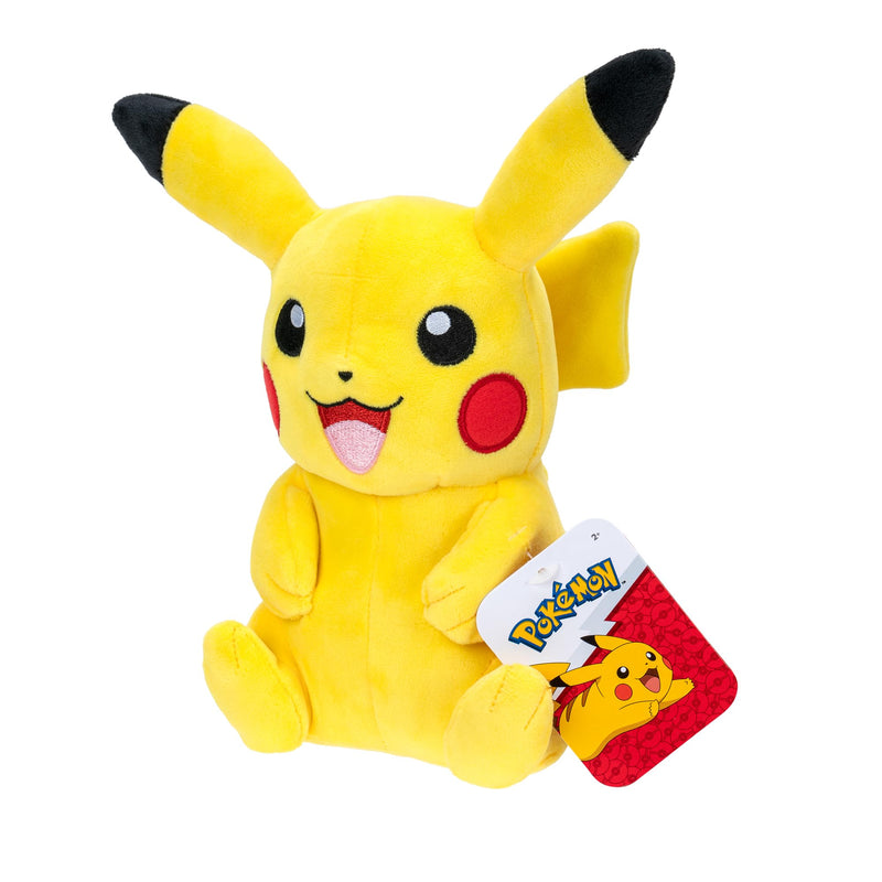 Pokémon Official & Premium Quality 8-inch Pikachu Adorable, Ultra-Soft, Plush Toy, Perfect for Playing & Displaying-Gotta Catch ‘Em All