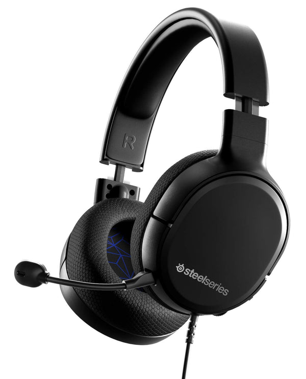 SteelSeries 61425 Arctis 1 - All-Platform Compatibility - For PS4, PS5, PC, Xbox, Nintendo Switch & Lite, Mobile - Detachable Clearcast Microphone (PlayStation), Black