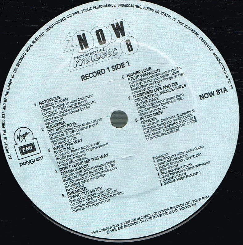 Now That's What I Call Music 8 [VINYL]
