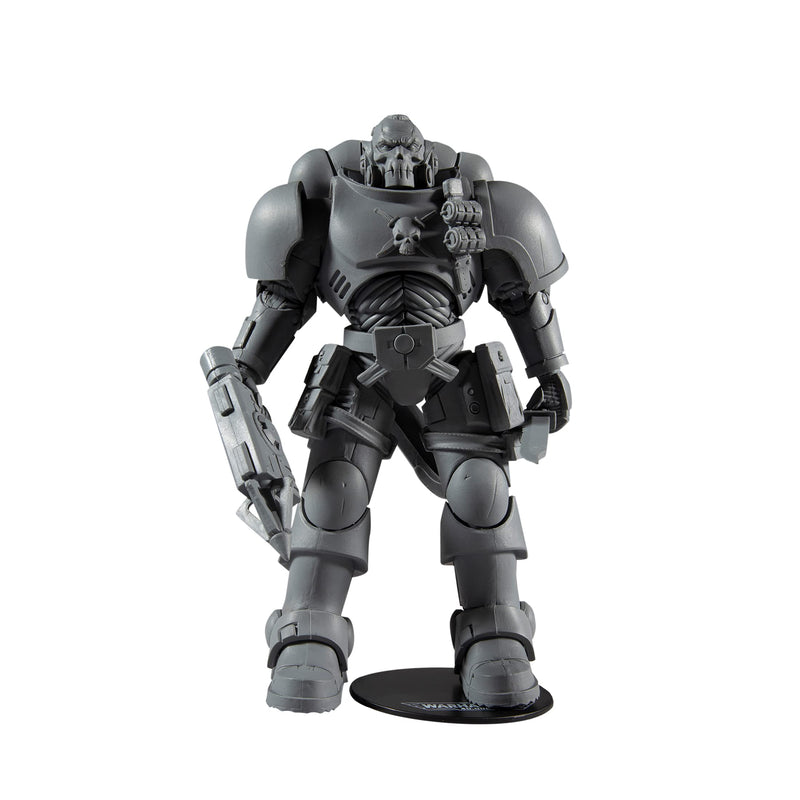 McFarlane Toys, Warhammer 40000 Reiver Action Figure with 22 Moving Parts, Unpainted Collectible Warhammer Figure with collectors stand base, Customise Your Figure – Ages 12+