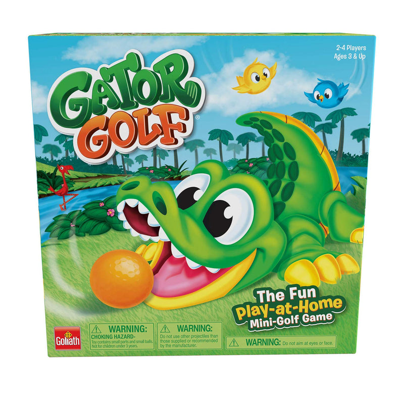 Gator Golf: The Fun Play-at-Home Mini Golf Game | Kids Interactive Action Golf Game | For 2-4 Players | Ages 3+