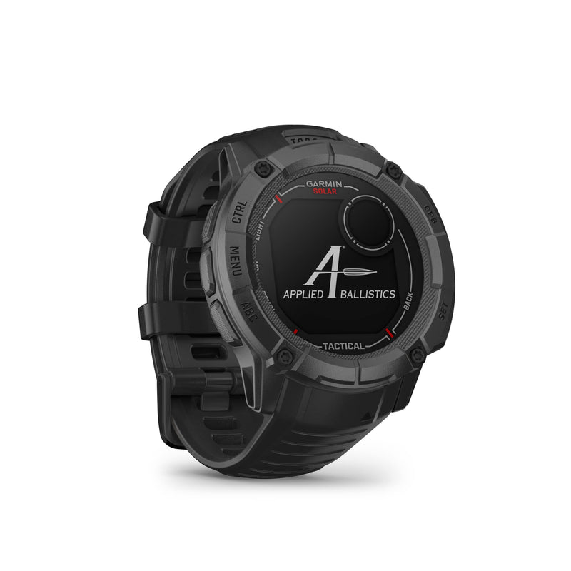 Garmin Instinct 2X SOLAR Tactical Edition, Large Rugged GPS Smartwatch, Built-in Sports Apps and Health Monitoring, Solar Charging, Dedicated Tactical Features and Ultratough Design Features, Black