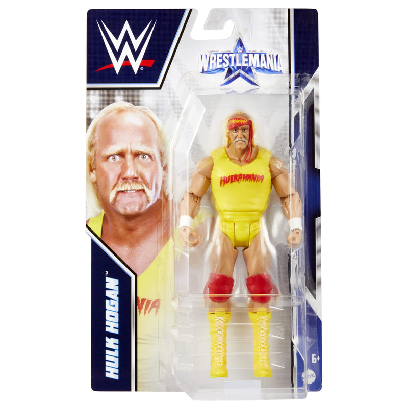 WWE WrestleMania Hulk Hogan Action Figure, Posable 6-Inch Collectible & Gift for Ages 6 Years Old & Up, HDD80