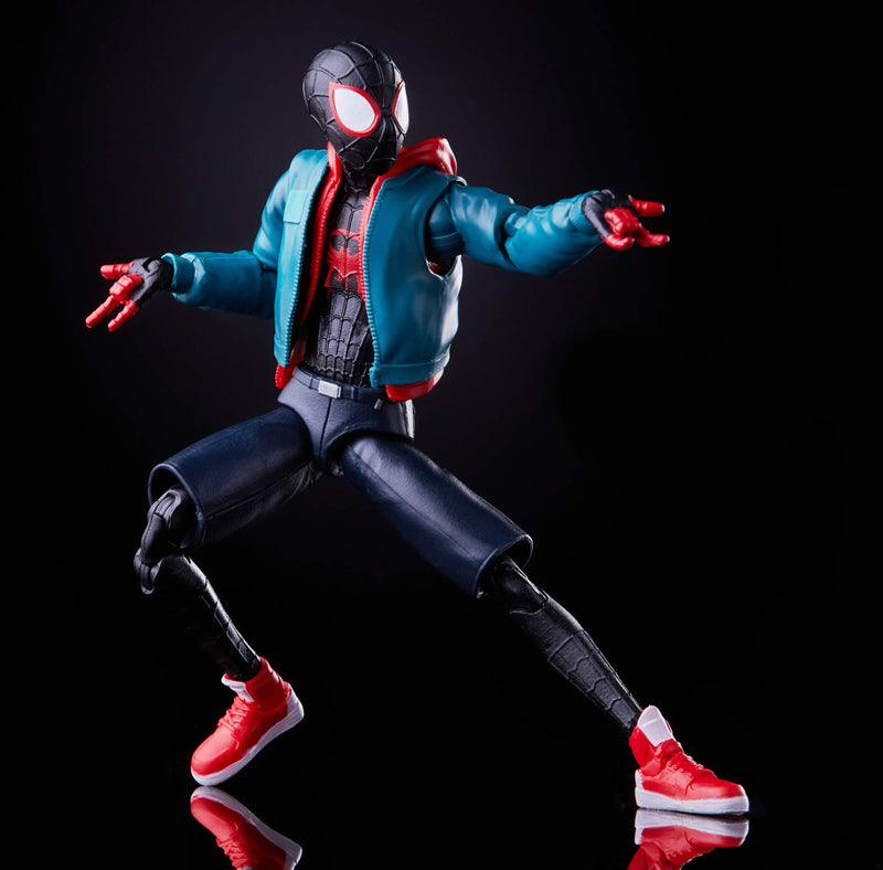 SPIDER-MAN Hasbro Marvel Legends Series Into the Spider-Verse Miles Morales 6-inch Collectible Action Figure Toy and 3 Accessories