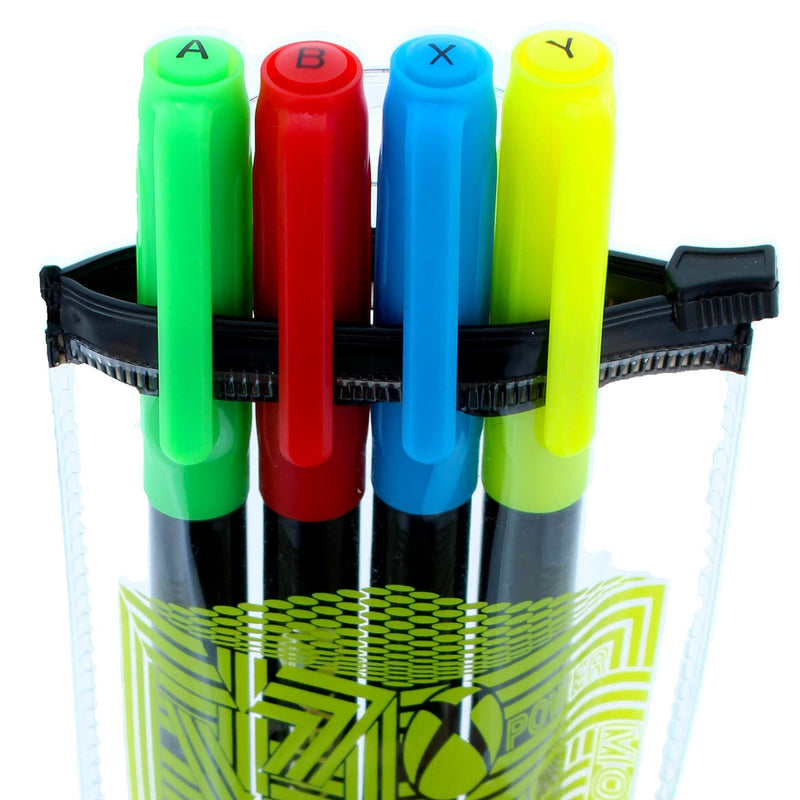 Xbox Pen Set | Fineliner Pens | XBox Accessories | Writing and Colouring Pens | Back to School Stationery Supplies | Gifts for Boys & Girls | XBox Pens