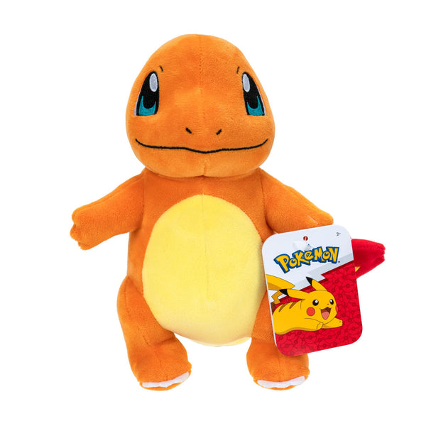 Pokémon Official & Premium Quality 8-inch Charmander Adorable, Ultra-Soft, Plush Toy, Perfect for Playing & Displaying-Gotta Catch ‘Em All