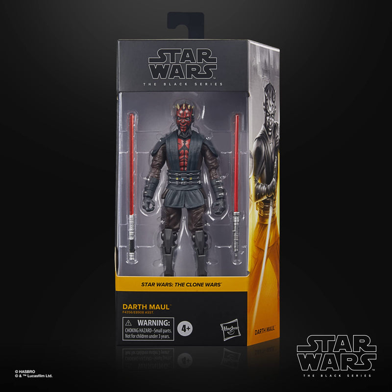 Star Wars F4356 Black Series Darth Maul 6-Inch-Scale The Clone Wars Collectible Action Figure, Toys for Ages 4 and Up, Multi