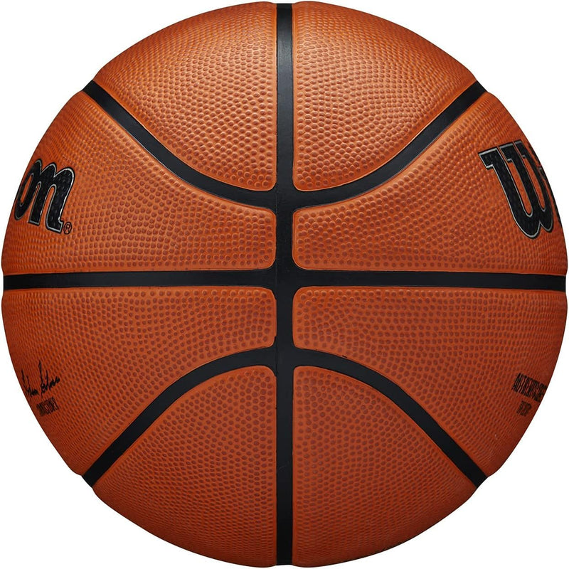 Wilson Basketball, JR NBA DRV Model, Outdoor, Rubber, Size: 4, Brown