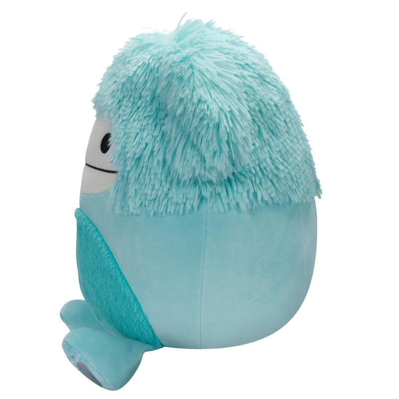 Squishmallows Original 12-Inch - Joelle the Teal Bigfoot with Flower Pin