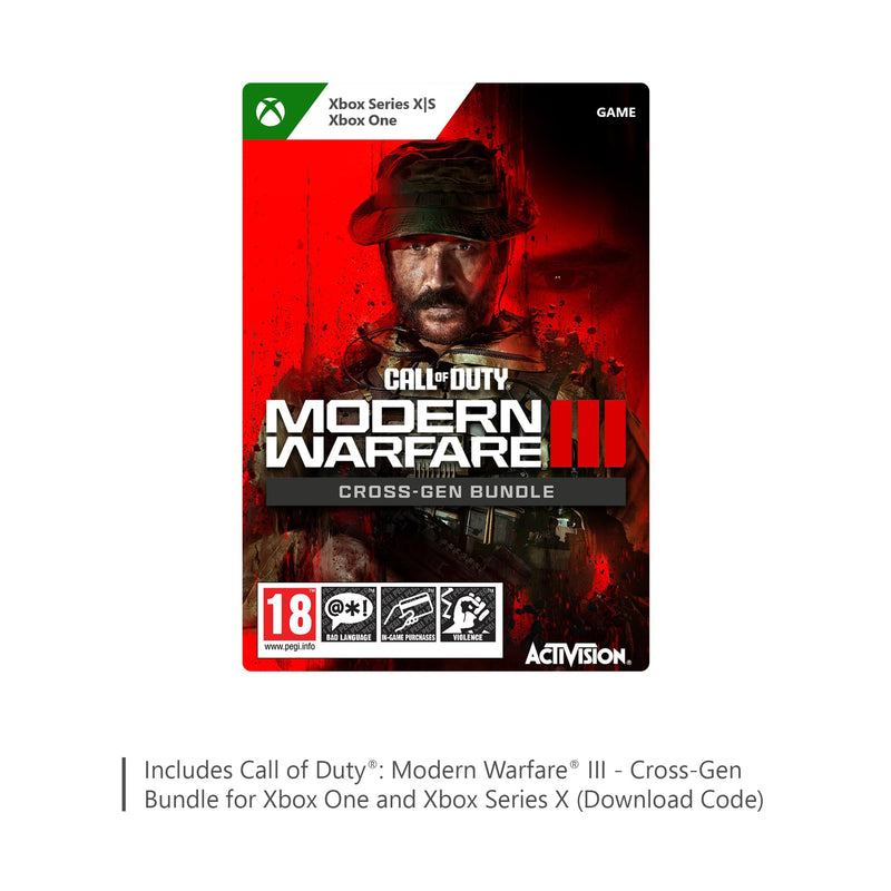 Xbox Series X + Call of Duty: Modern Warfare III - Cross-Gen Bundle for Xbox One and Xbox Series X (Download Code)