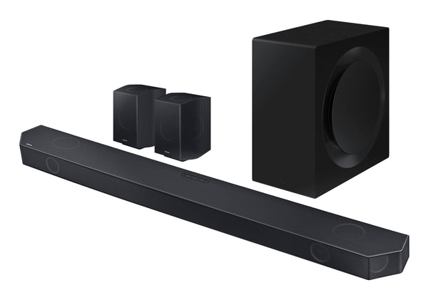 Q990C Soundbar Speaker (2023) - 22 Speaker Home Sound System With Wireless Dolby Atmos Rear Speakers And Wireless Subwoofer, Alexa Built In, Smart Surround Sound, Bluetooth, WiFi & Airplay
