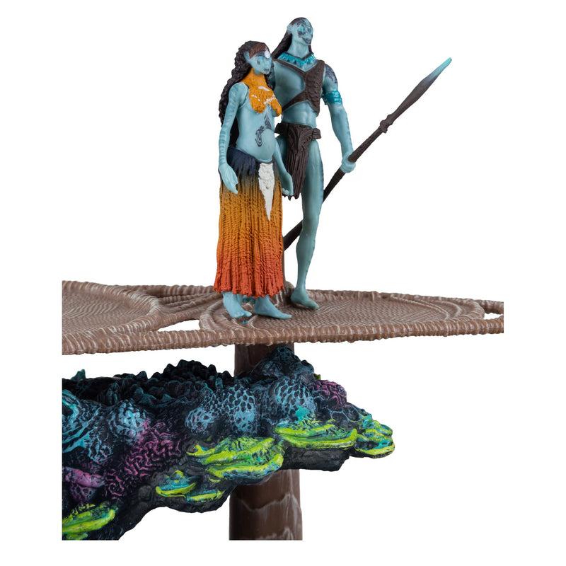 McFarlane Toys, Disney Avatar, World of Pandora Metkayina Reef with Tonowari and Ronal Avatar Movie Action Figure Set, Disney Toys Collectible Figure – Ages 8+