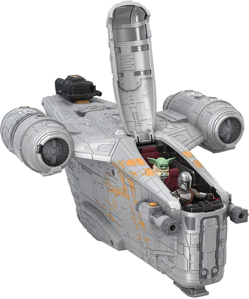 Star Wars Mission Fleet The Mandalorian The Child Razor Crest Outer Rim Run 6-cm-scale Action Figure and Vehicle Set