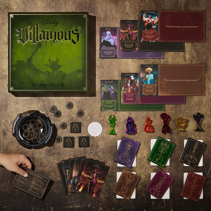 Ravensburger Disney Villainous Worst Takes It All - Expandable Strategy Family Board Games for Adults & Kids Age 10 Years Up - 2 to 6 Players - English Version