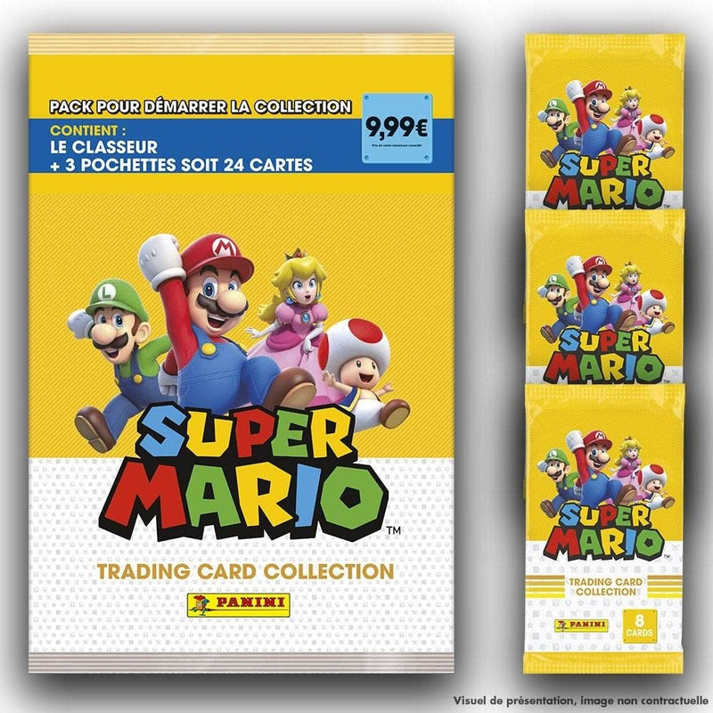 Panini Super Mario Trading Card Collection - Starter Pack