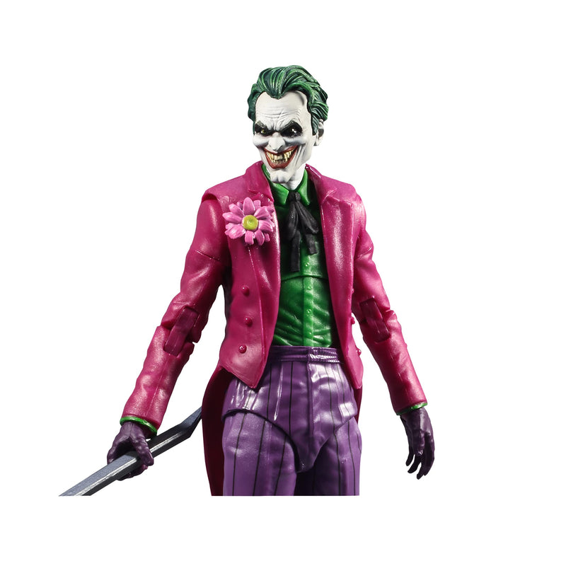 McFarlane Toys, DC Multiverse 7-inch The Joker (Death in the Family) Action Figure, Collectible DC Barman Three Joker Comic Figure with Stand Base and Unique Collectible Character Card – Ages 12+