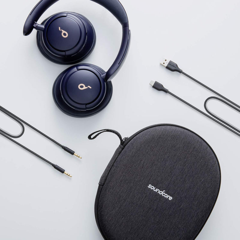 soundcore by Anker Q30 Hybrid Active Noise Cancelling Headphones with Multiple Modes, Hi-Res Sound, Custom EQ via App, 40H Playtime, Comfortable Fit, Bluetooth Headphones, Multipoint Connection