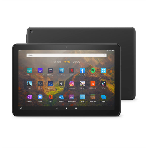 Certified Refurbished Amazon Fire HD 10 tablet | 10.1", 1080p Full HD, 32 GB, Black - with Ads