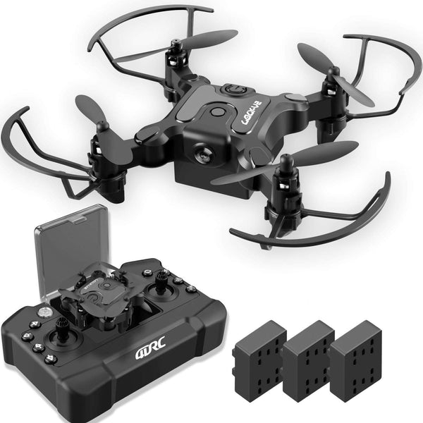4DRC Mini Drone for Kids and Beginners RC Foldable Nano Pocket Quadcopter with Auto Hovering, One Key Return, Headless Mode, 3D Flips, 3 Speed Adjustment and 3 Extra Batteries Toys for Boys and Girls