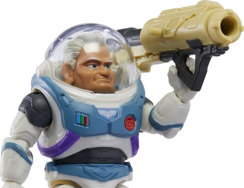 Mattel Lightyear Toys Space Ranger Alpha Darby Steel Action Figure, 14 Points of Articulation & Accessories, 5-in Scale