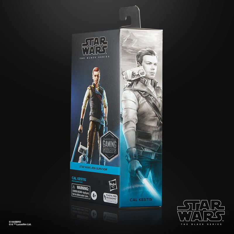 Hasbro Star Wars Wars The Black Series Cal Kestis Toy 15-CM-Scale Jedi: Survivor Collectible Action Figure, Toys for Ages 4 and Up, F5531, Multicolor