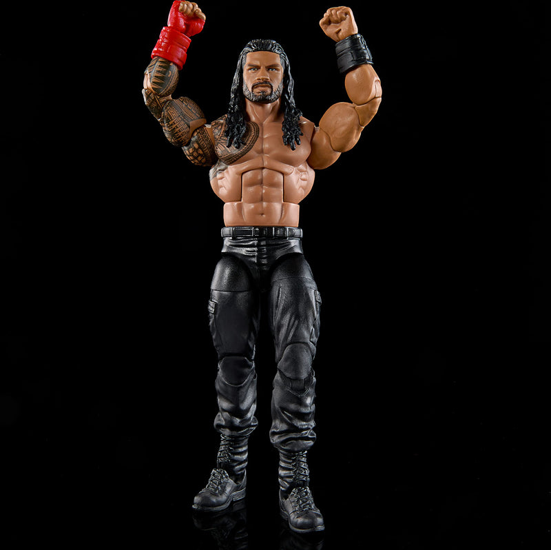 Mattel WWE Roman Reigns Top Picks Elite Collection Action Figure, Articulation & Life-Like Detail, Interchangeable Accessories, 6-Inch (HKN55)