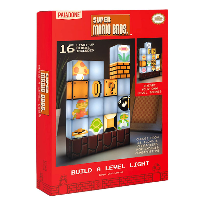 Paladone Super Mario Bros Build a Level Light - Officially Licensed Nintendo Merchandise