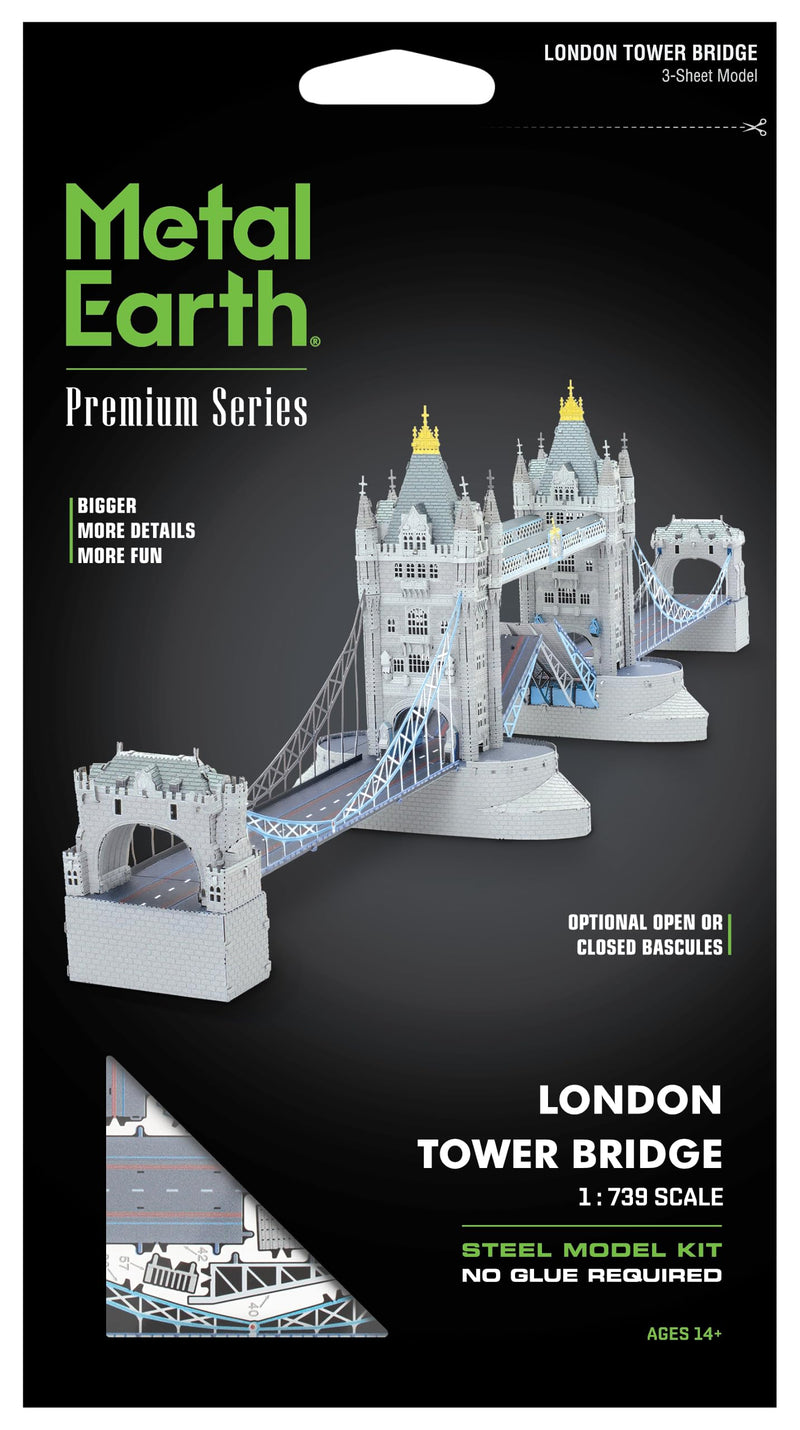 Metal Earth Premium Series London Tower Bridge 3D Metal Model Kit Fascinations