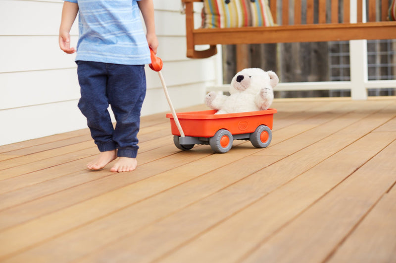 Green Toys WAGON Outdoor Toy Orange