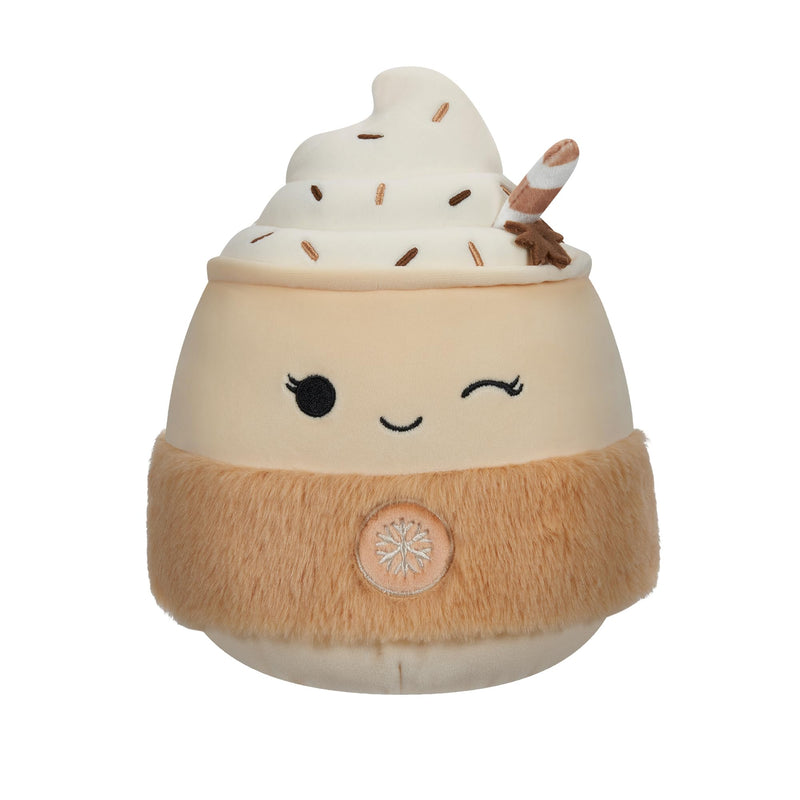 Squishmallows Original 7.5-Inch Eggnog with Whipped Cream Small-Sized Ultrasoft Plush