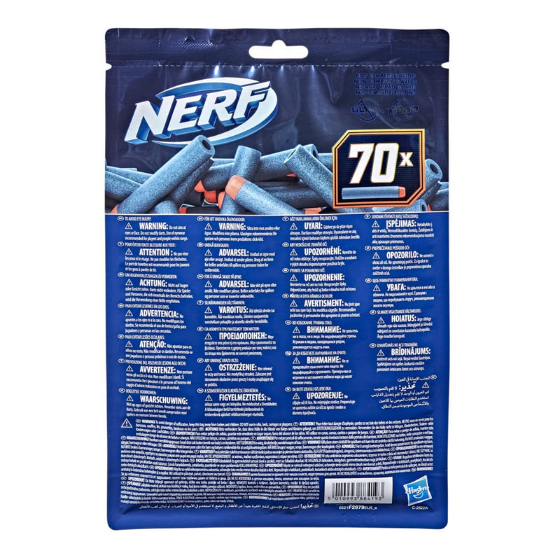 Nerf Elite 2.0 70-Dart Refill Pack – Includes 70 Official Nerf Elite 2.0 Darts, Compatible With All Nerf Elite Blasters