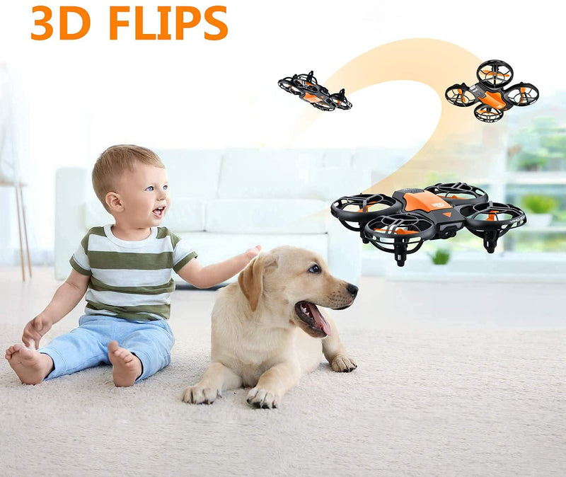 4DRC Mini Drone With 720P HD Camera For Kids, FPV 2.4G WiFi, Upgraded Propeller Guard, 3D Flip, Combat Mode, Induction Of Gravity, Altitude Hold, Headless Mode, One Key Take-Off/Landing, Toy Gift