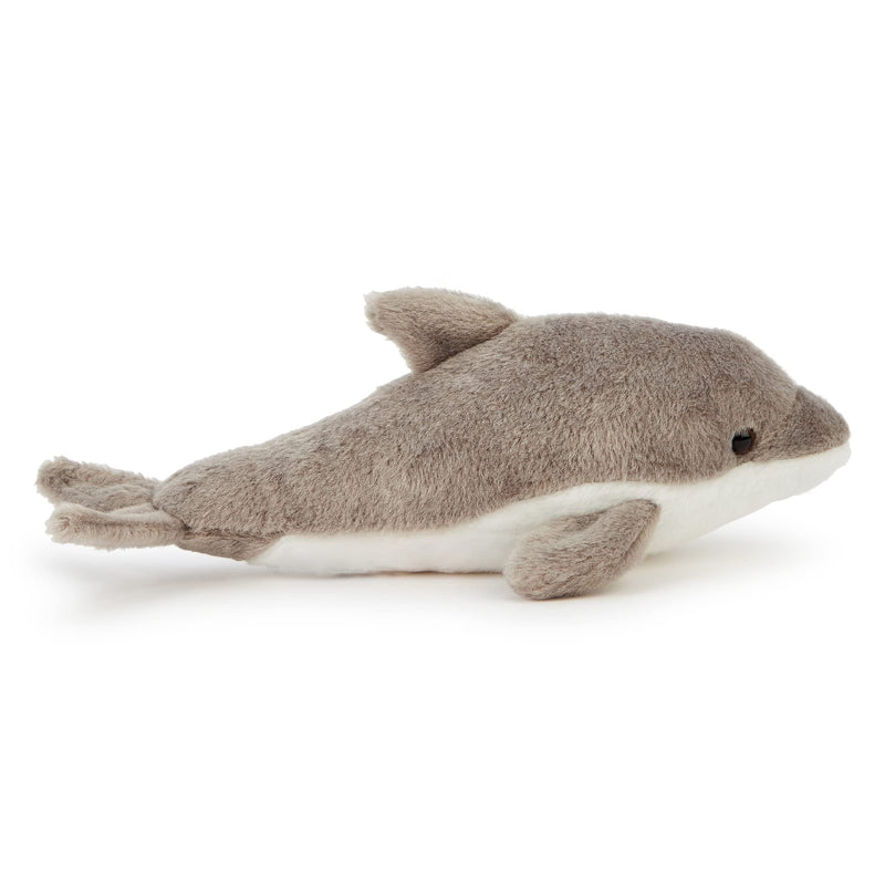 Zappi Co Plush Children's Stuffed Soft Cuddly Plush Toy-Part of Safari Animals Collection, Perfect for Kids (25cm Depth)(Dolphin)