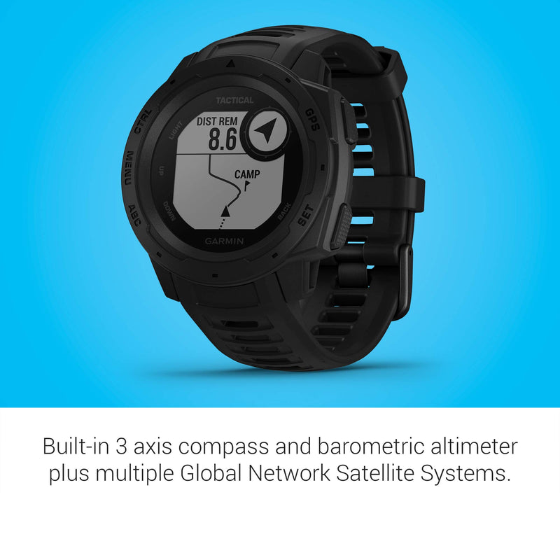 Garmin Instinct - Tactical Edition Rugged GPS Watch - Black