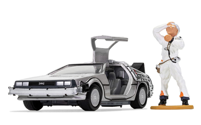 Corgi CC05503 Model Back to the Future DeLorean and Doc Brown Figure