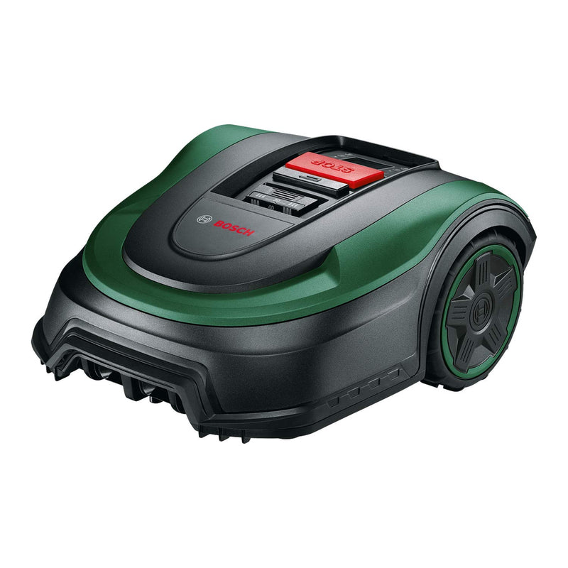 Bosch Home and Garden Robotic Lawnmower Indego S- 500 (with 18V battery and App Function, docking station included, cutting width 19 cm, for lawns of up to 500 m², in carton packaging)