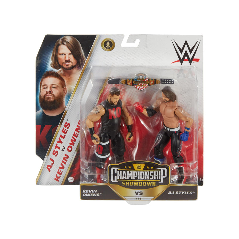 WWE Action Figure 2-Pack Championship Showdown Battle Pack with WWE Championship Title, HTW04