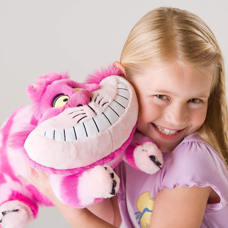 Disney Store Official Cheshire Cat Medium Soft Toy, Alice In Wonderland, 18cm/7”, Iconic Cuddly Toy Character, Has Embroidered Details and Classic Grin, Felt Claws, Suitable For Ages 12 months+