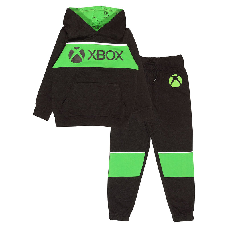 Xbox Text Logo Hoodie and Joggers Set, Kids, 5-15 Years, Black, Official Merchandise 12-13 Years