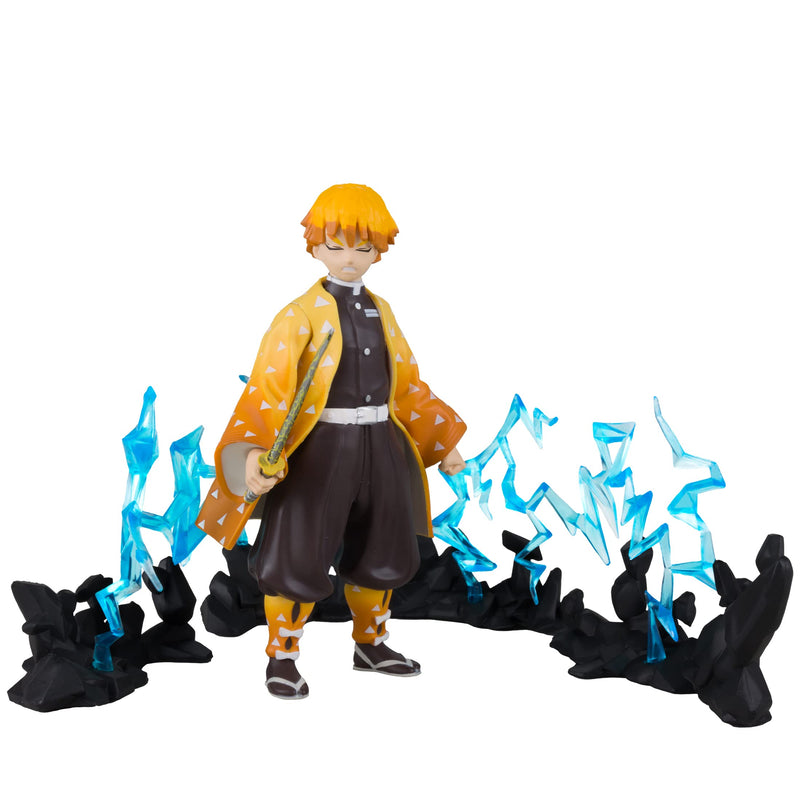 McFarlane Toys, Demon Slayer 5-inch Zenitsu Agatsuma Deluxe Action Figure, Netflix Demon Slayer Anime Series Toy - Ages 6+